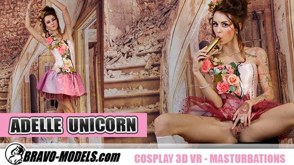 416 Adele Unicorn VR porn with %models_name% from BravoModels studio