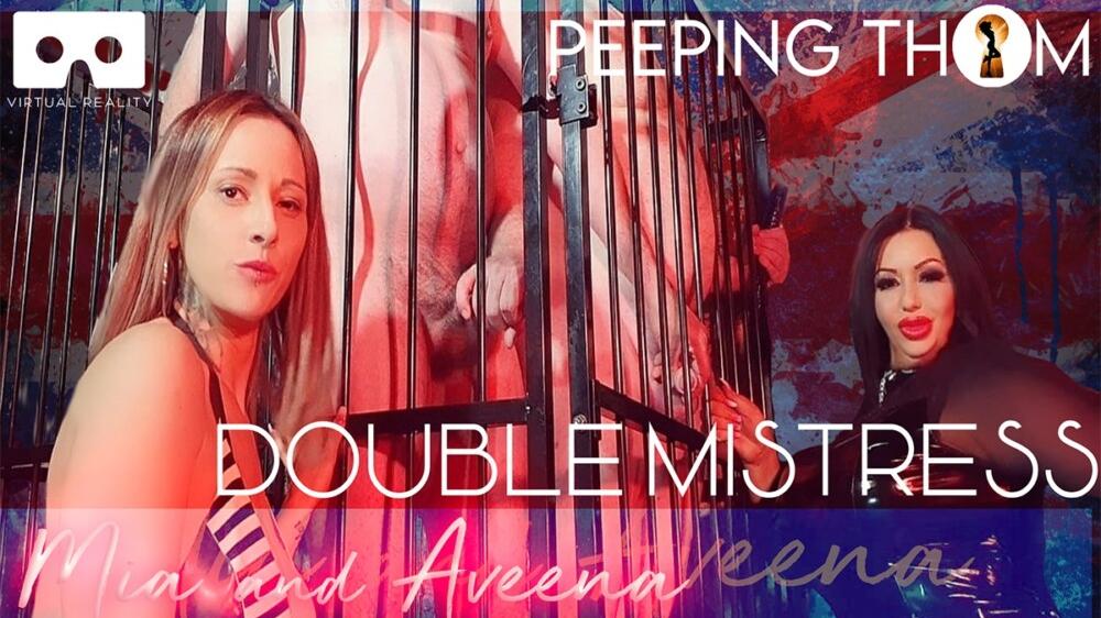 Mia And Aveena – Double Spanking VR porn with %models_name% from Peeping Thom studio