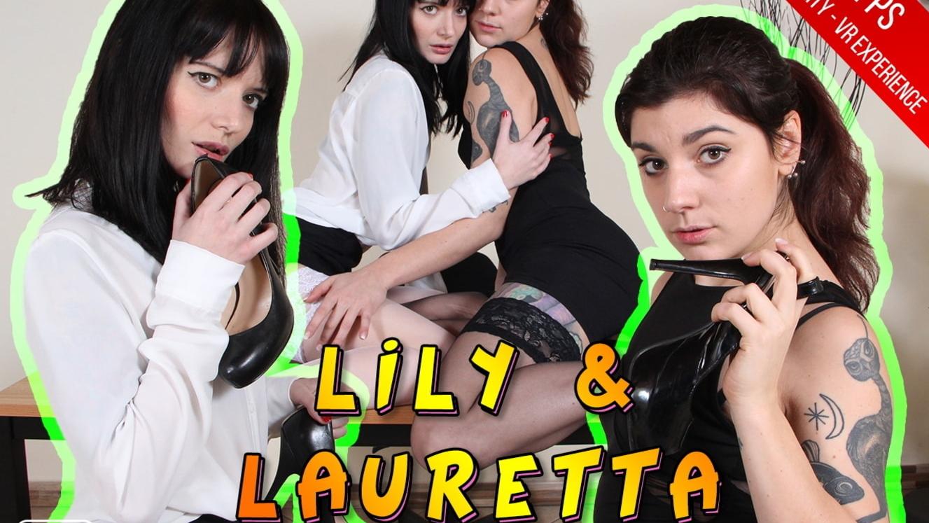 Clothes and stockings come of fast VR porn with Lauretta, Lily from VRFootFetish studio