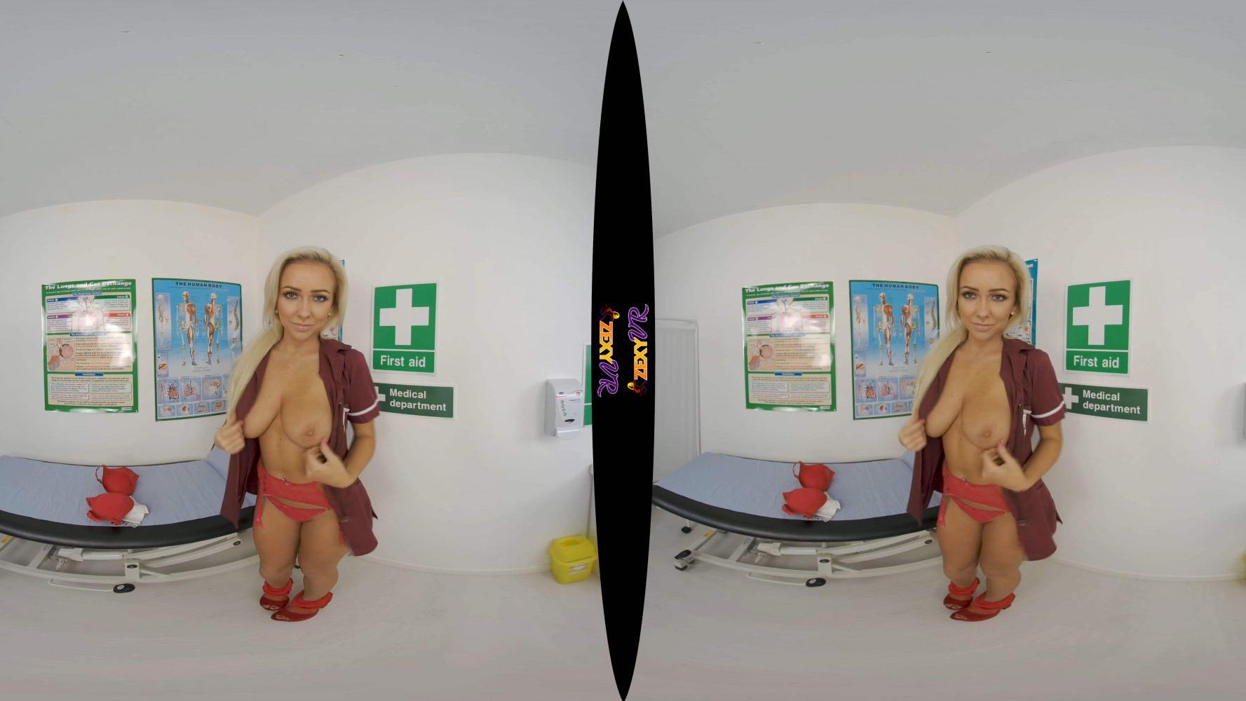 Bethany Morgan treats her patient with her boobies VR porn with Bethany Morgan from ZexyVR studio