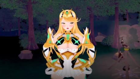 Mythra Xenoblade comes to have fun with us VR porn with Wild Nicol from SphereWorld