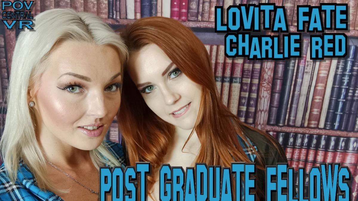 Lovita Fate and Charlie Red: Post Graduate Fellows VR porn with Charlie Red, Lovita Fate from POV Central VR studio