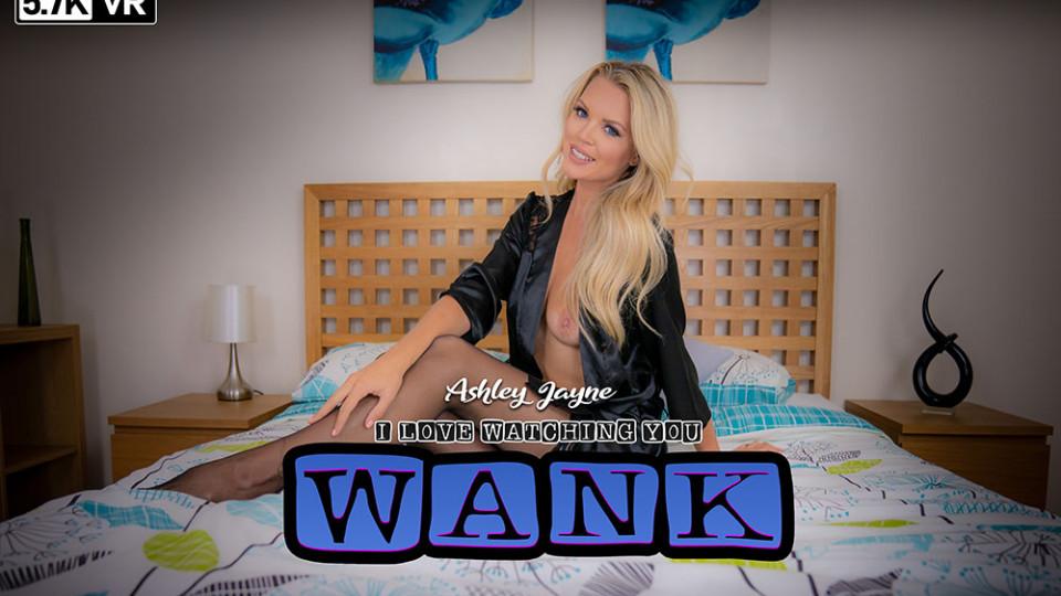 She adores to watch you jerk off VR porn with Ashley Jayne from WankitNowVR