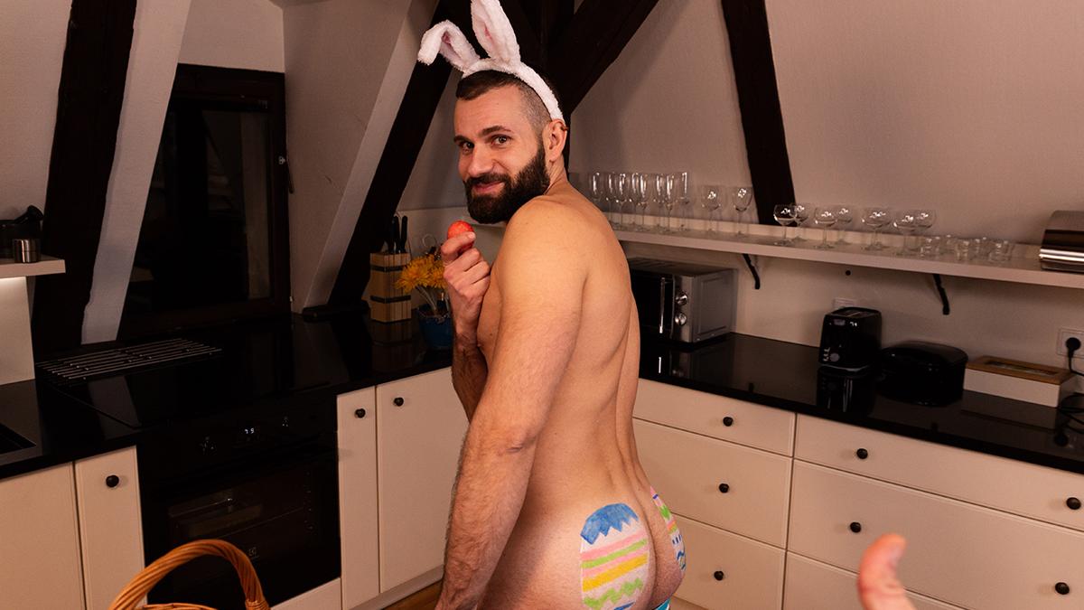 The bunny that wants to fuck gay VR porn with Joe Gillis, Wolf Rayet from Virtual Real Gay