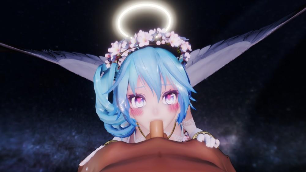 Vocaloid – Miku Angelic Blowjob (A XXX Parody) VR porn with  from Lewd FRAGGY