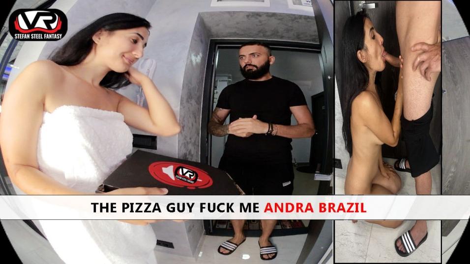 The Pizza Guy Fuck Me Andra Brazil VR porn with %models_name% from European Models VR studio