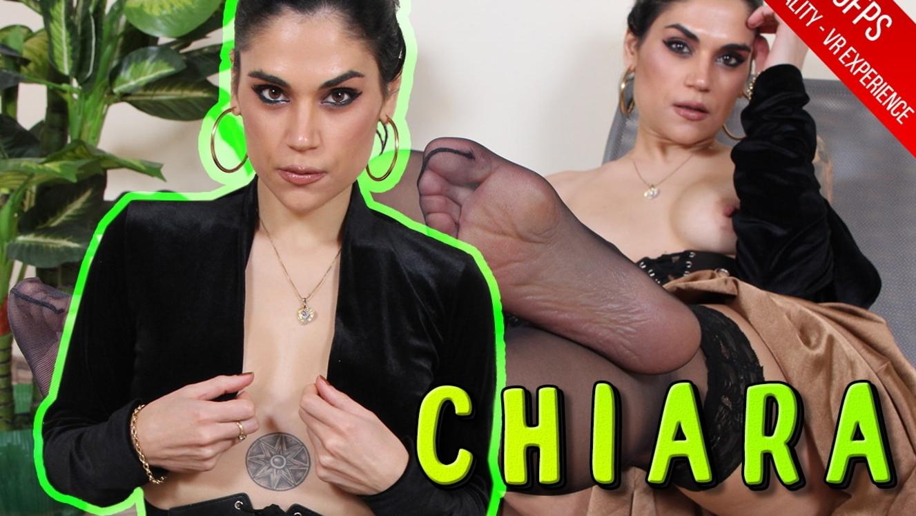 Come and enjoy this wild session VR porn with Chiara from VRFootFetish