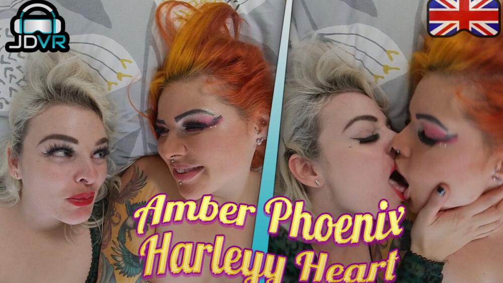 Amber Phoenix And Harleyy Heart, Climax With Us VR porn with  from JimmyDraws