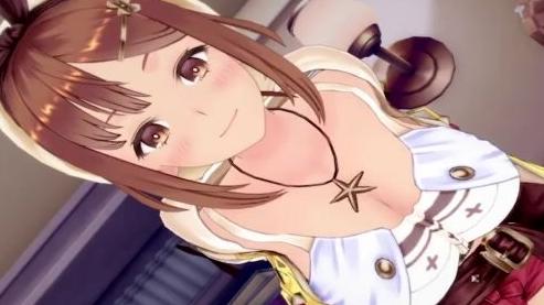 Hentai waifu makes you happy VR porn with %models_name% from SphereWorld studio