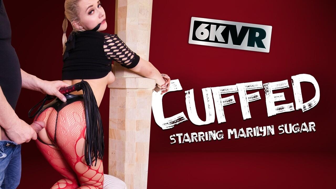 Marilyn Sugar shows you how sexy it is to be cuffed VR porn with Marilyn Sugar from StockingsVR studio