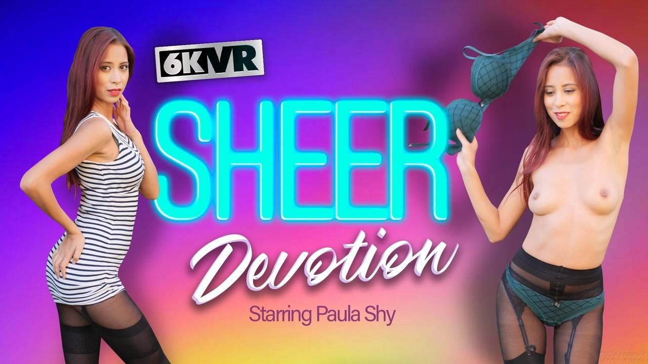 Paula Shy is a stripper and she is so savory VR porn with Paula Shy from StockingsVR