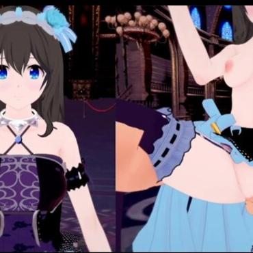 Fumika is all dressed up and ready for the boudoir VR porn with %models_name% from SphereWorld studio