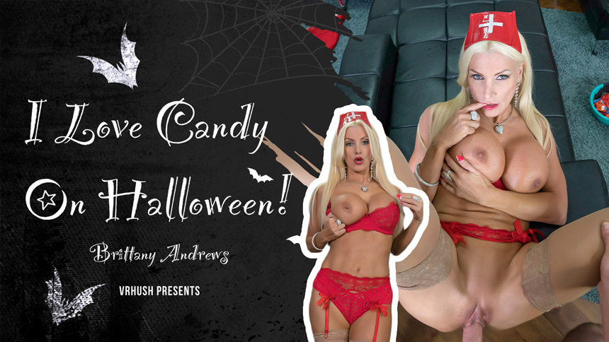 Halloween: The best holiday VR porn with Brittany Andrews, Mike Mancini from VRHush studio