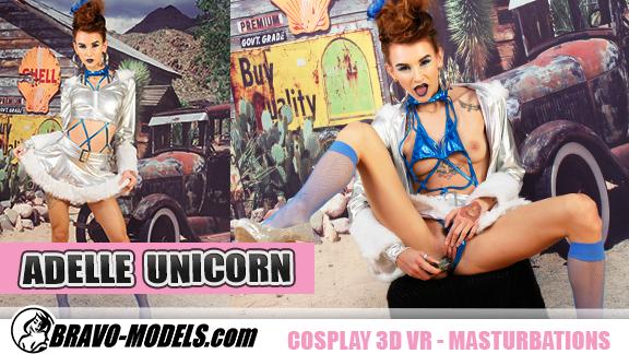 422 Adelle Unicorn VR porn with %models_name% from BravoModels studio