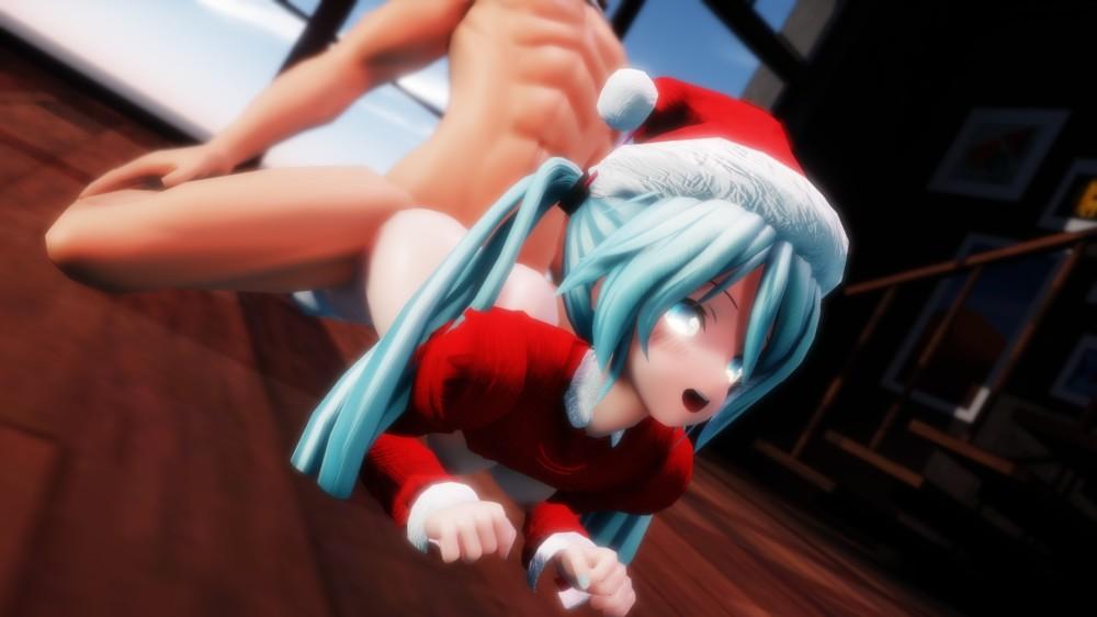 Vocaloid – Xmas Miku Buttjob & FlatIron (A XXX Parody) VR porn with  from Lewd FRAGGY