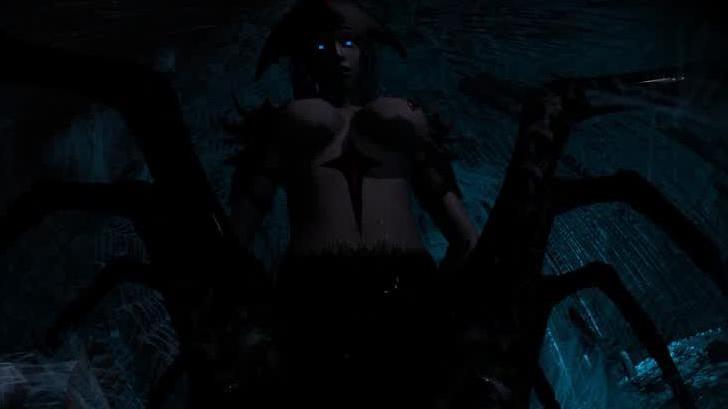 SFMPOV With Huge Spider Chick VR porn with %models_name% from Dark Dreams studio