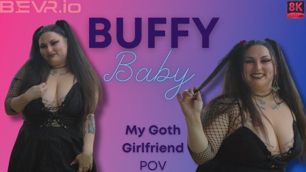 Buffy Baby My Goth GF VR porn with %models_name% from Blush Erotica VR studio