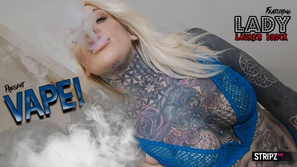 Vape! – Extreme Tattoos VR porn with  from StripzVR