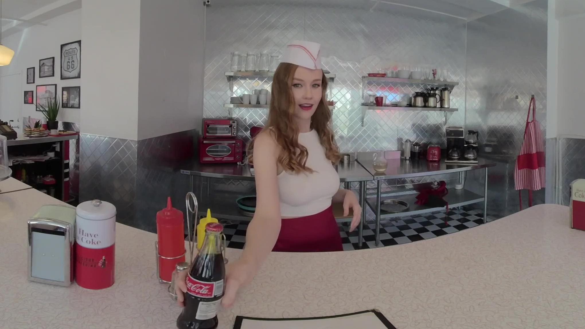 Emily Bloom can be a waitress from the 50s for you VR porn with Emily Bloom from Emily Bloom studio