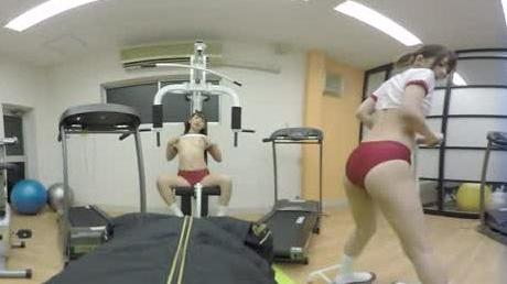 Two Japanese VR Porn Stars Fuck At Gym VR porn with  from AdultFestaVR