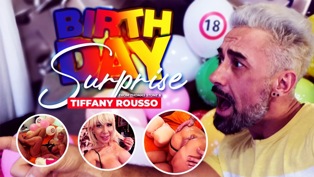 Birthday Surprise From Tiffany Rousso VR porn video from Mugur's World VR studio