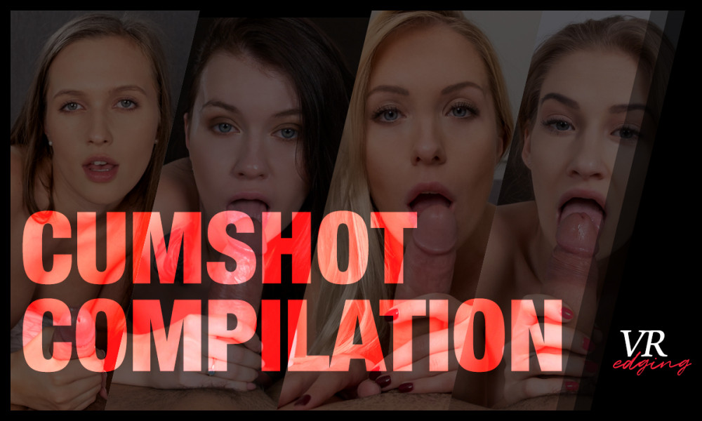 Cumshot Compilation from VRedging VR porn with Cherry Kiss, Katy Rose, Lika Star, Misha Cross, Stacy Cruz from VRedging studio