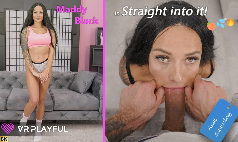 Maddy Black in Straight into it! VR porn with Maddy Black from VR Playful studio