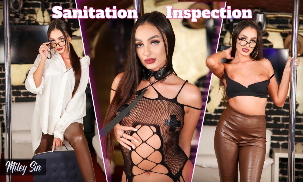 Miley Sin - Sanitation Inspection VR porn with Miley Sin from VRixxens studio