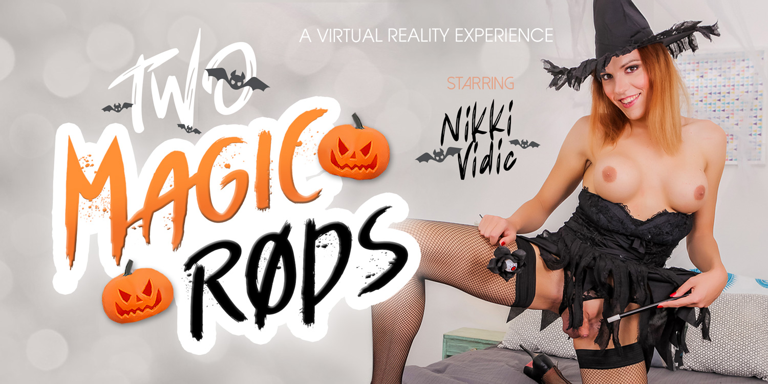 She's up to no good trans VR porn with Nikki Vidic from VRB Trans