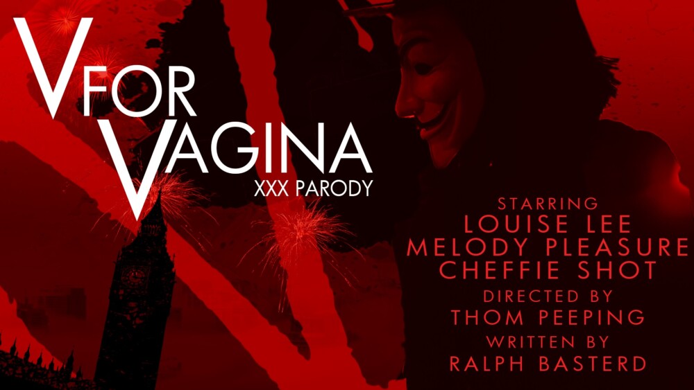 V For Vagina XXX PARODY VR porn video from Peeping Thom studio